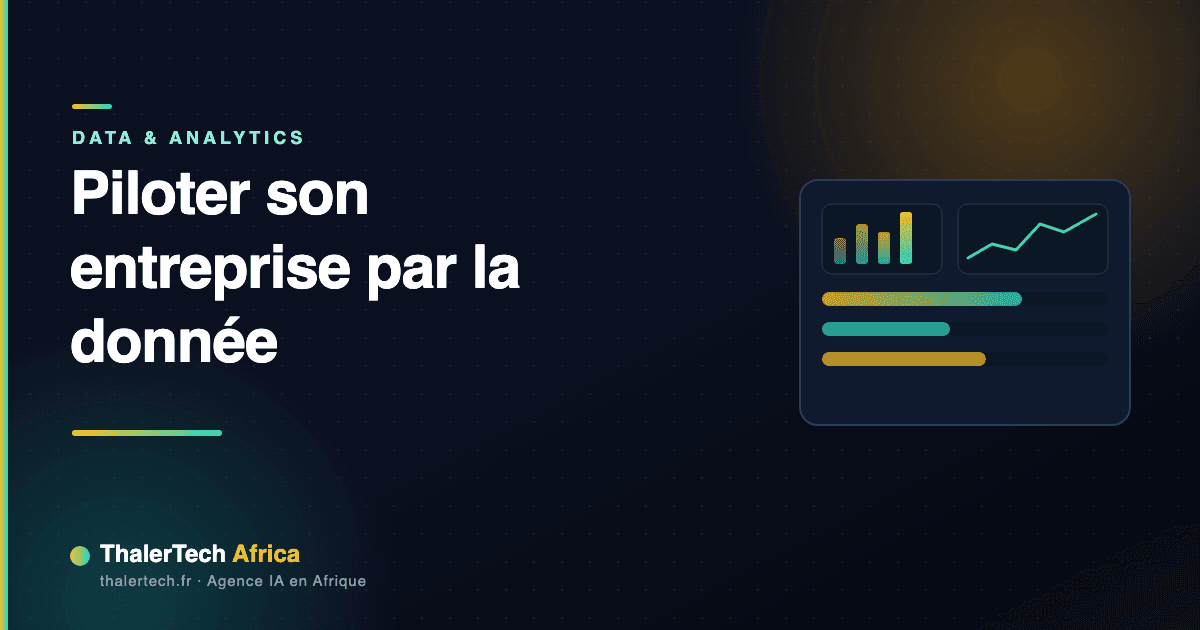 Data analytics et tableaux de bord IA : piloter son entreprise par la donnée